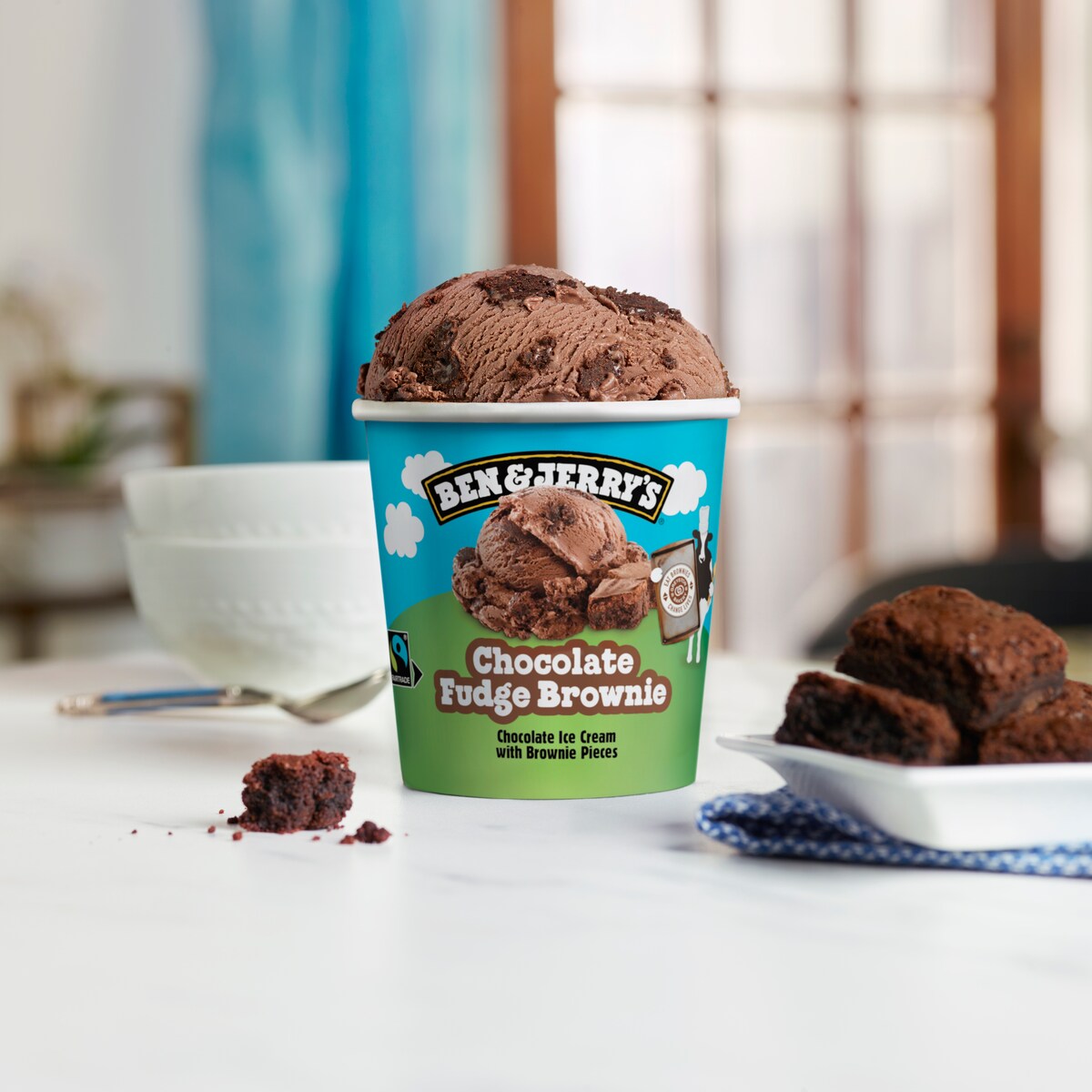 Chocolate Fudge Brownie Ice Cream - Pint 3 / 4