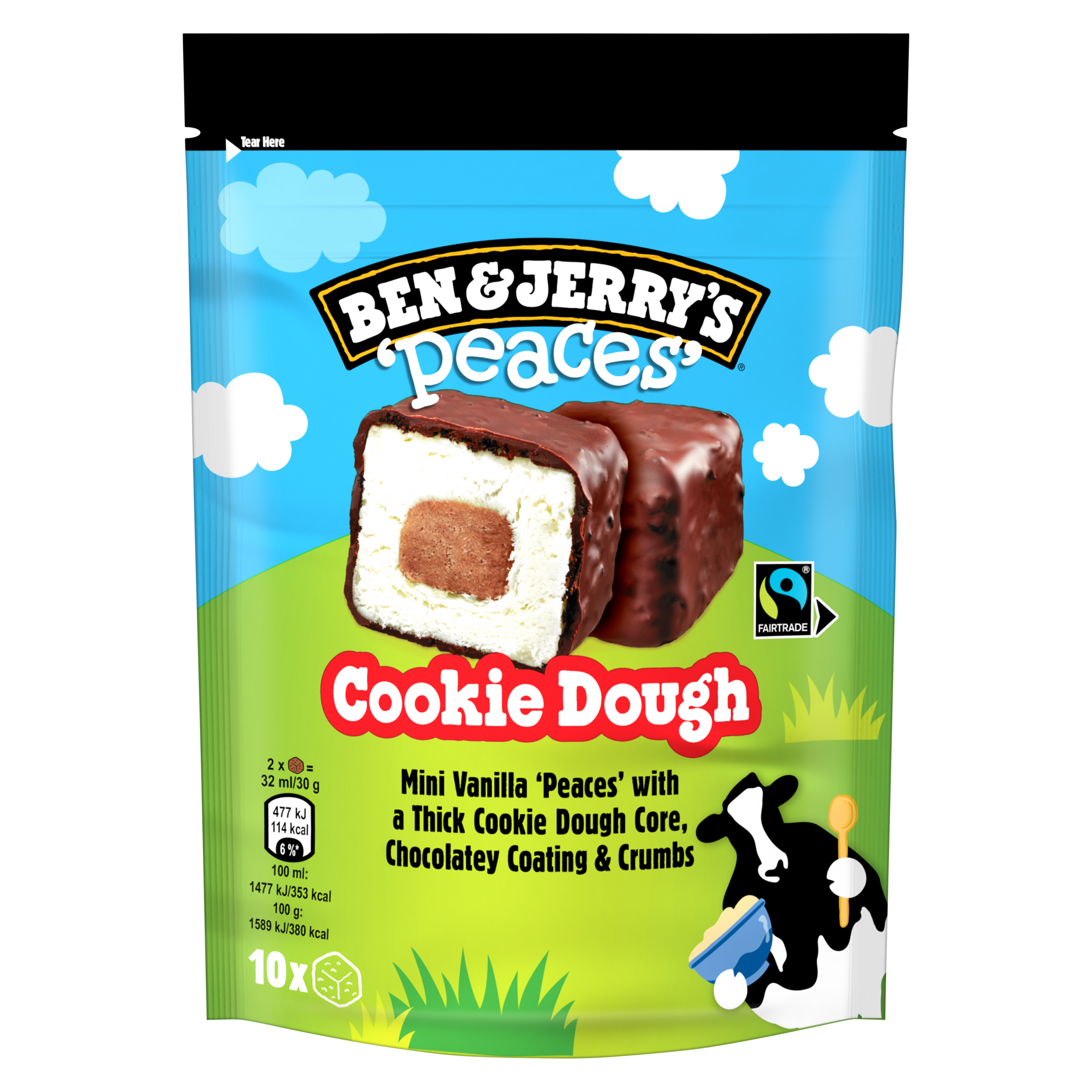 Cookie Dough Peaces Peaces bag
