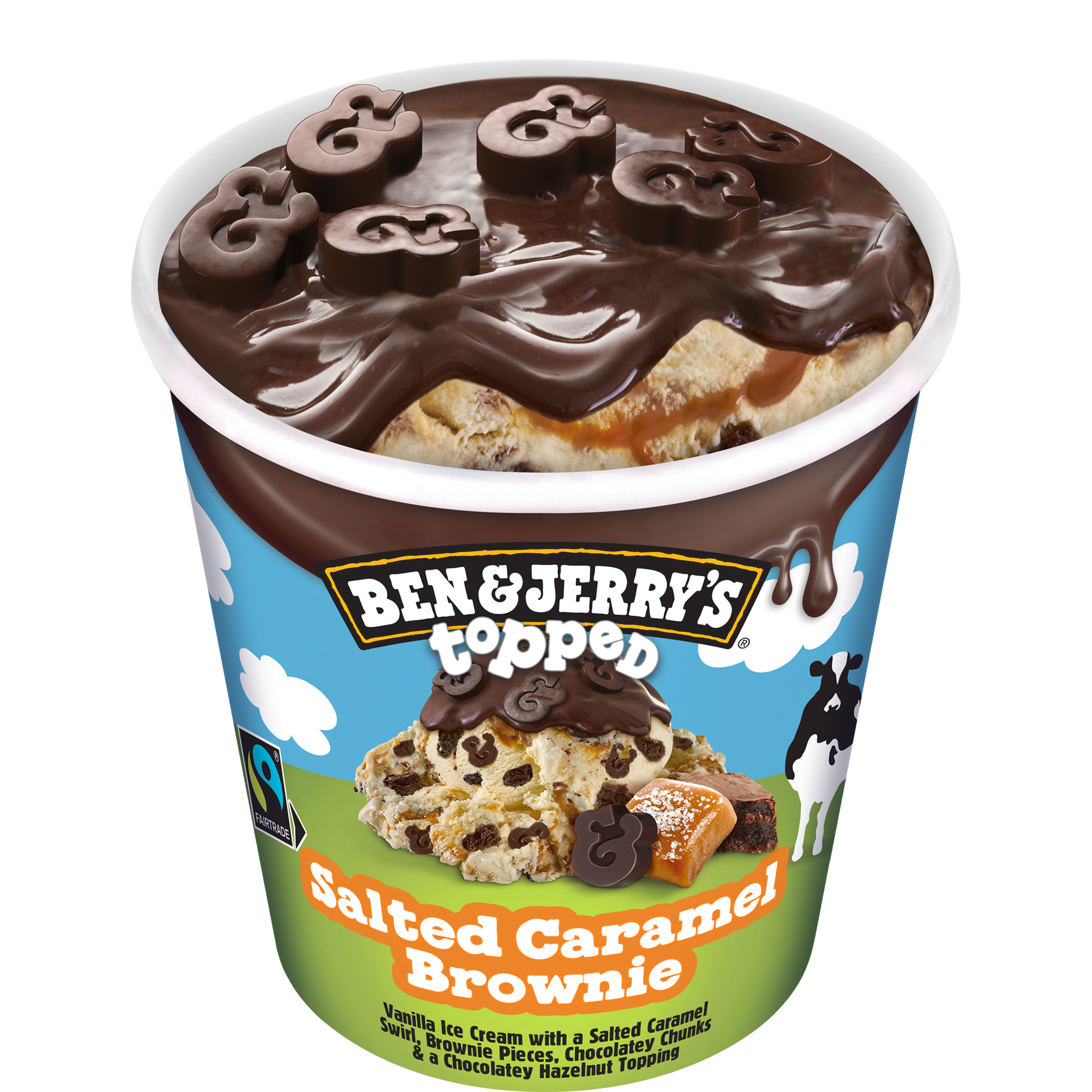 Salted Caramel Brownie Topped - Pint