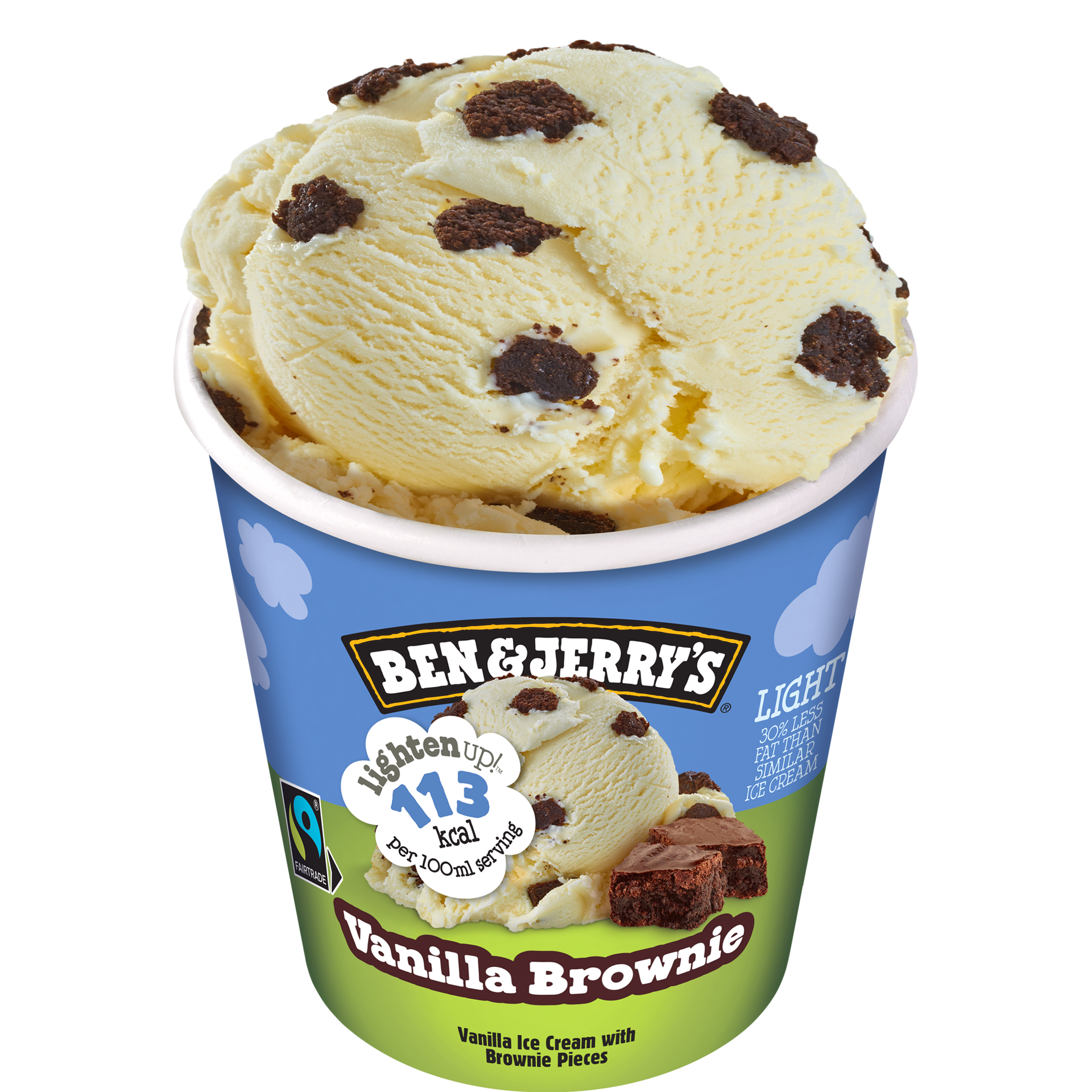 Vanilla Brownie Lighten Up - Pint