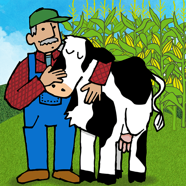 Pictogram Regeneratieve landbouw en dierenwelzijn