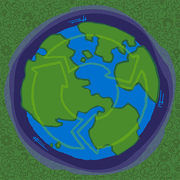 Pictogram Schonere, groenere vriezer